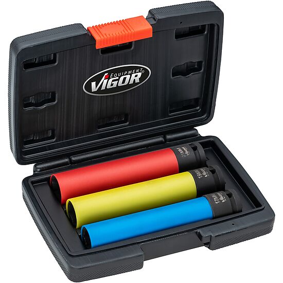 Impact socket set ∙ extra long