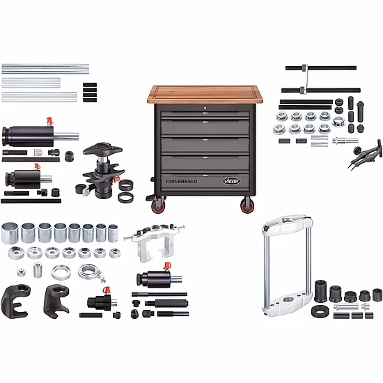 Mobile Werkbank Series XL mit Spezialwerkzeug Sortiment