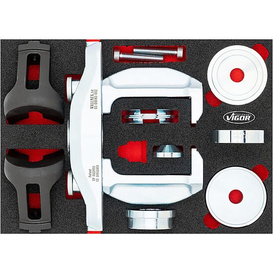 Compact wheel bearing removal / installation set ∙ universal