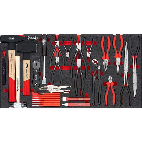 Pliers ∙ hammer and chisel set for series XL