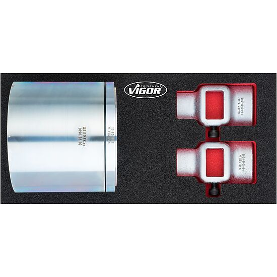 Bearing/hub shell set ∙ with wheel bearing fixation