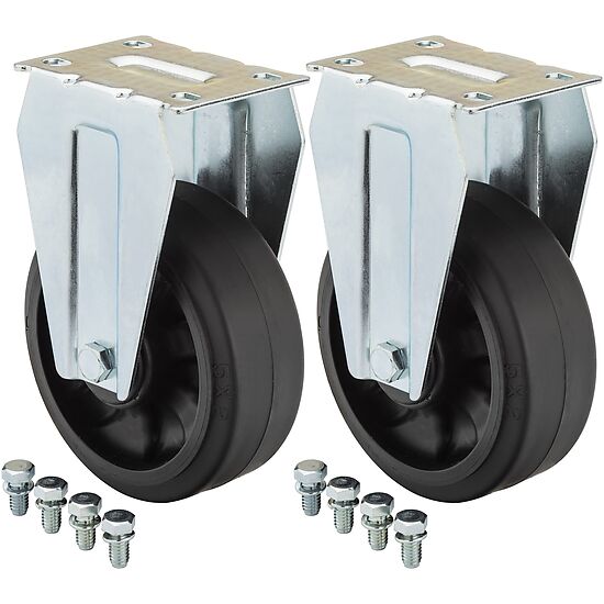 Fixed castor (pair) ∙ for tool trolleys series XL ∙ series XL Special and work benches