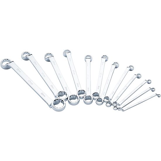 Double box-end wrench set