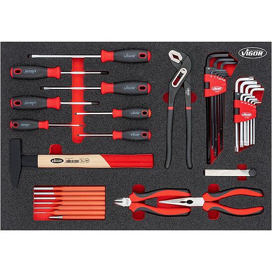 Screwdriver and pliers set