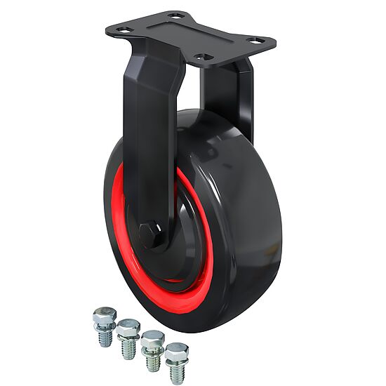 Fixed castor ∙ for tool trolleys series M ∙ series L ∙ series XL ∙ series XD