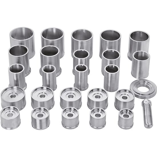 Zug und Druckhülsen Satz