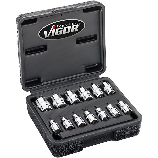 <sup>1</sup>⁄<sub>4</sub>″ Socket set ∙ Outside 12-point