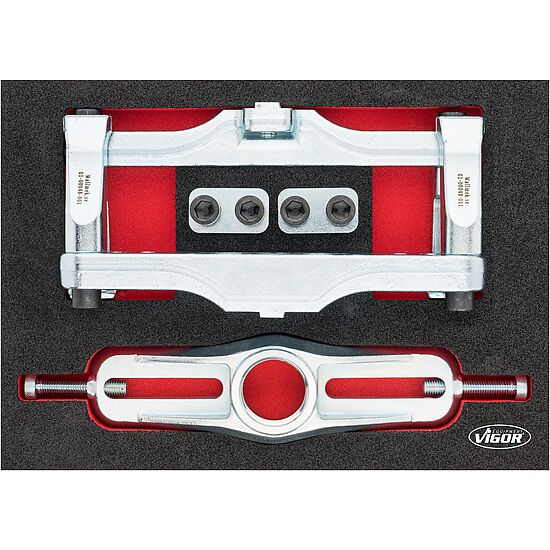 Complete brake discs removal set