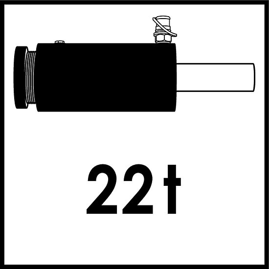 vigor hydraulikzylinder 22t piktogramm