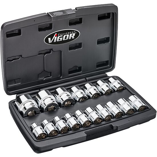 <sup>1</sup>⁄<sub>2</sub>″ Socket set ∙ Outside 12-point