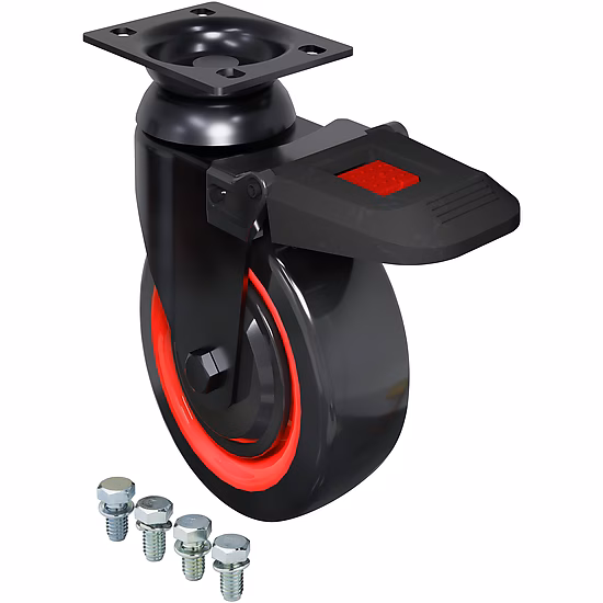 Swivel castor ∙ for tool trolleys series M ∙ series L ∙ series XL ∙ series XD