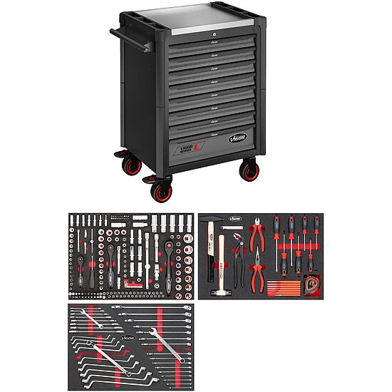Tool trolley Series L ∙ with assortment