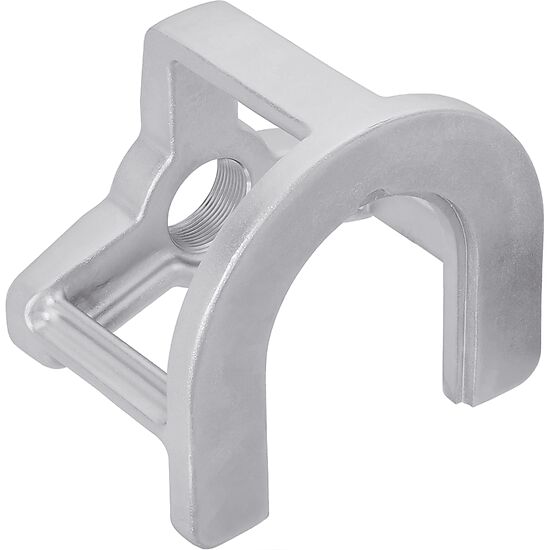 Press frame for wheel hub removal